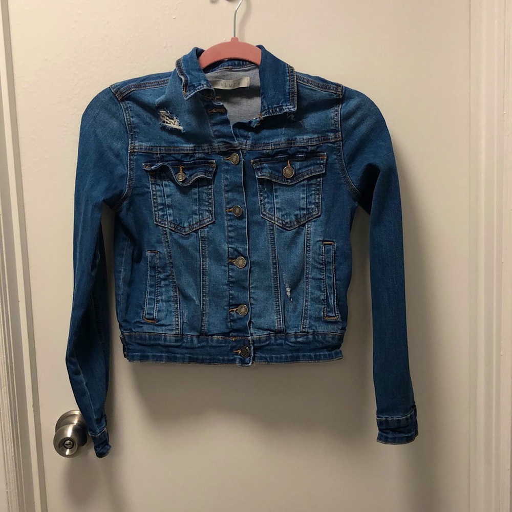 Distressed Nature by Kancan Denim Jacket